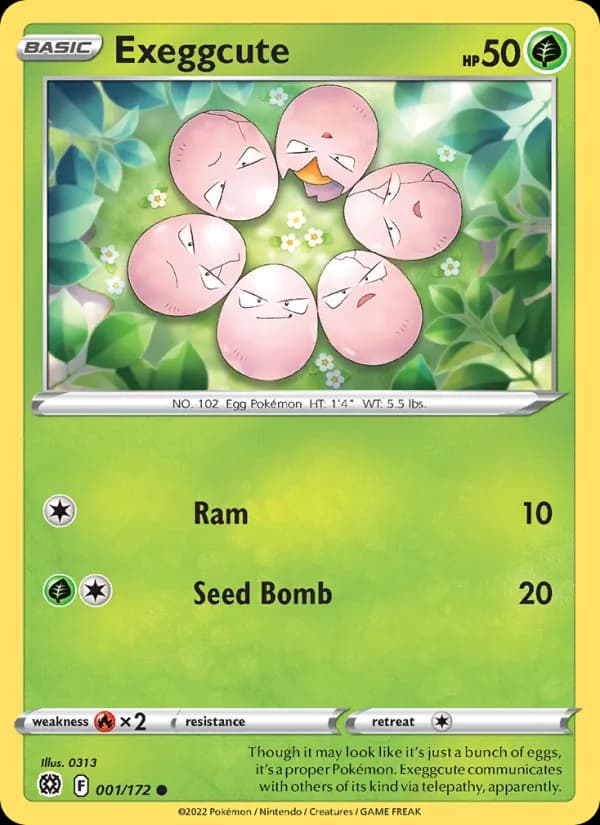 Exeggcute 001/172, Brilliant Stars