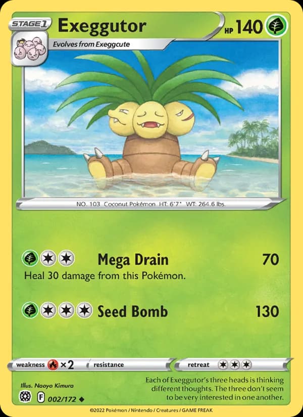 Exeggutor 002/172, Brilliant Stars