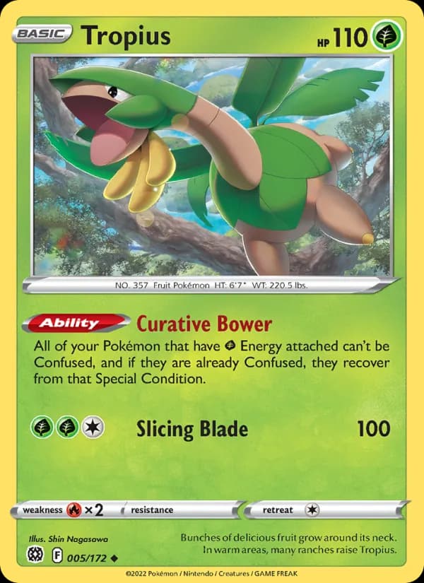 Tropius 005/172, Brilliant Stars
