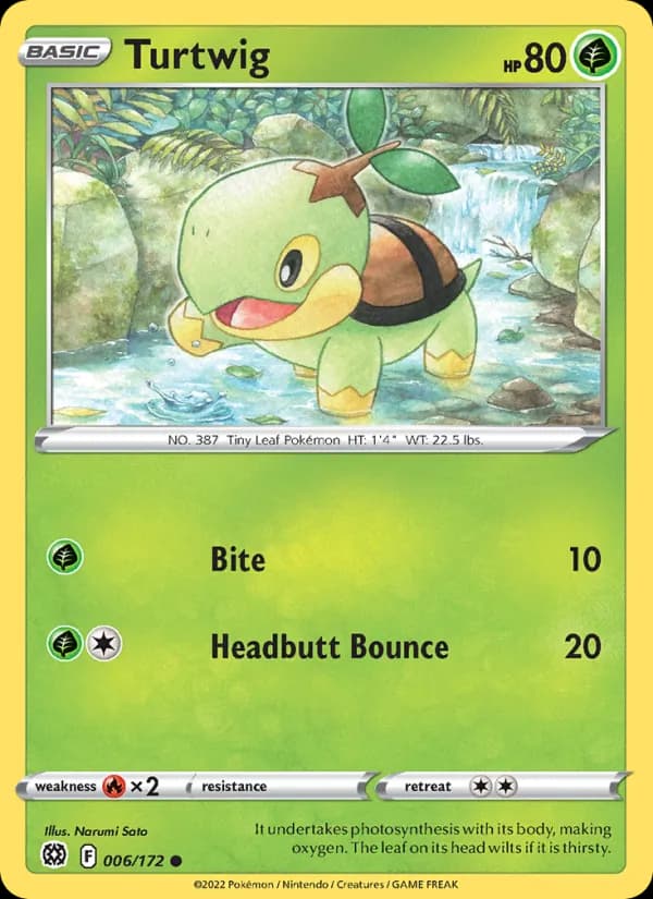 Turtwig 006/172, Brilliant Stars