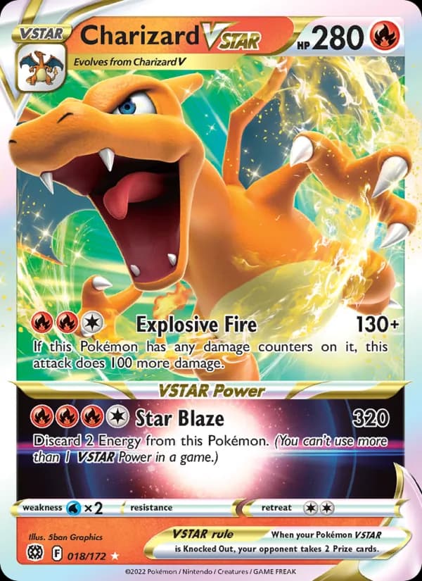 Charizard VSTAR 018/172, Brilliant Stars