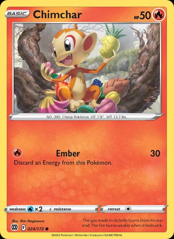 Chimchar 024/172, Brilliant Stars
