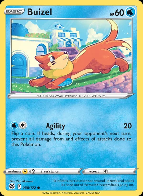 Buizel 038/172, Brilliant Stars