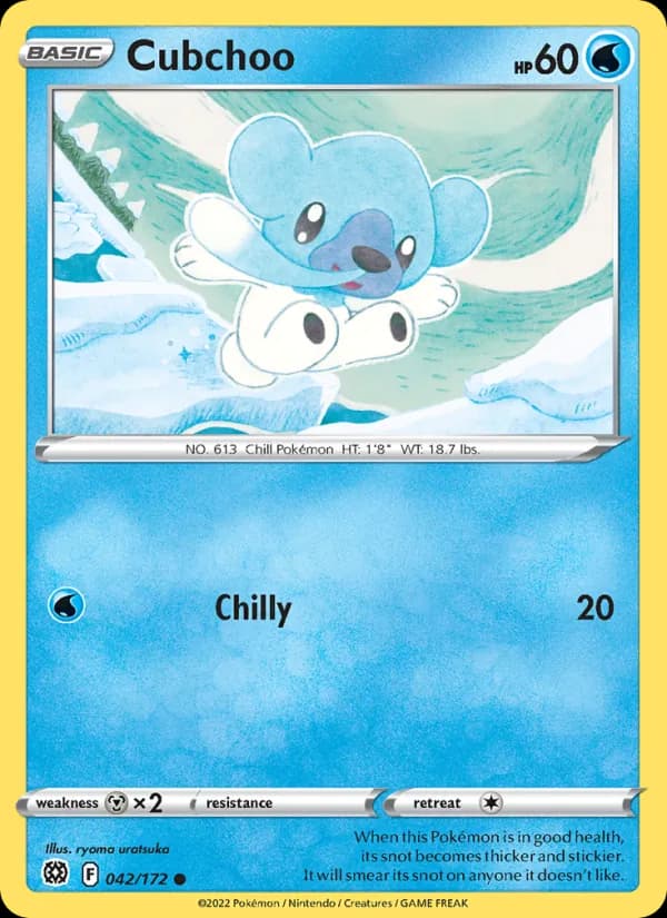 Cubchoo 042/172, Brilliant Stars