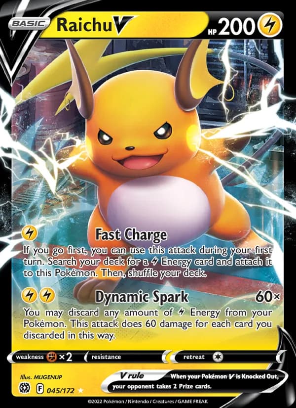 Raichu V 045/172, Brilliant Stars