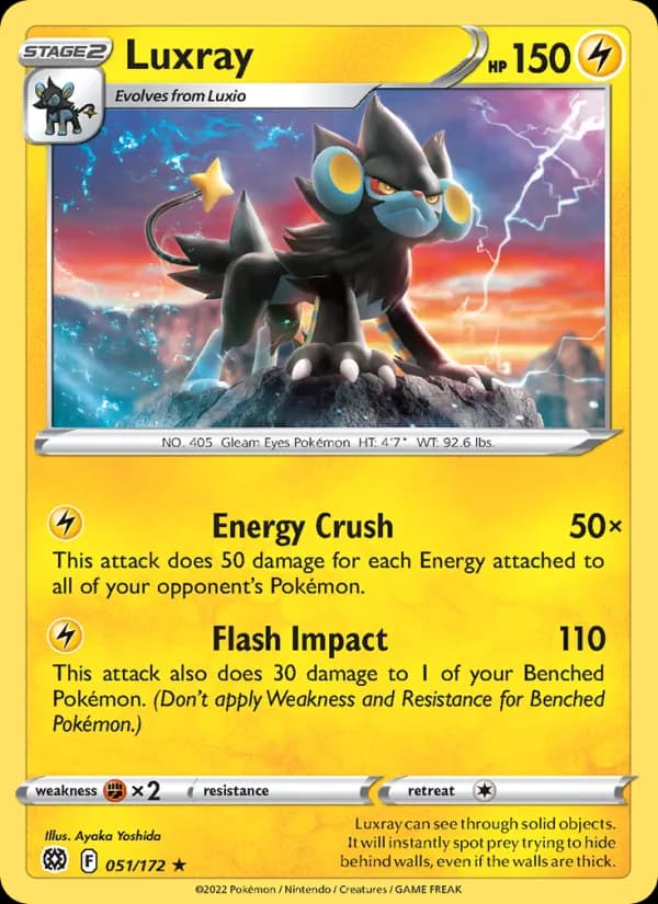 Luxray 051/172, Brilliant Stars