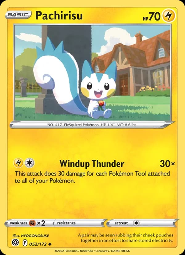 Pachirisu 052/172, Brilliant Stars