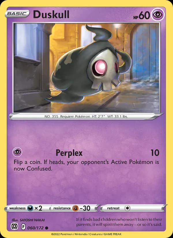 Duskull 060/172, Brilliant Stars