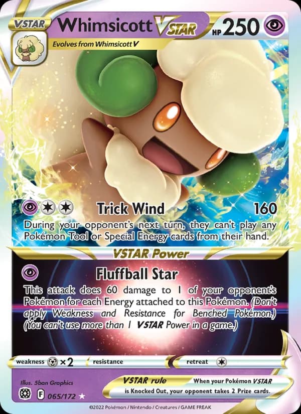 Whimsicott VSTAR 065/172, Brilliant Stars