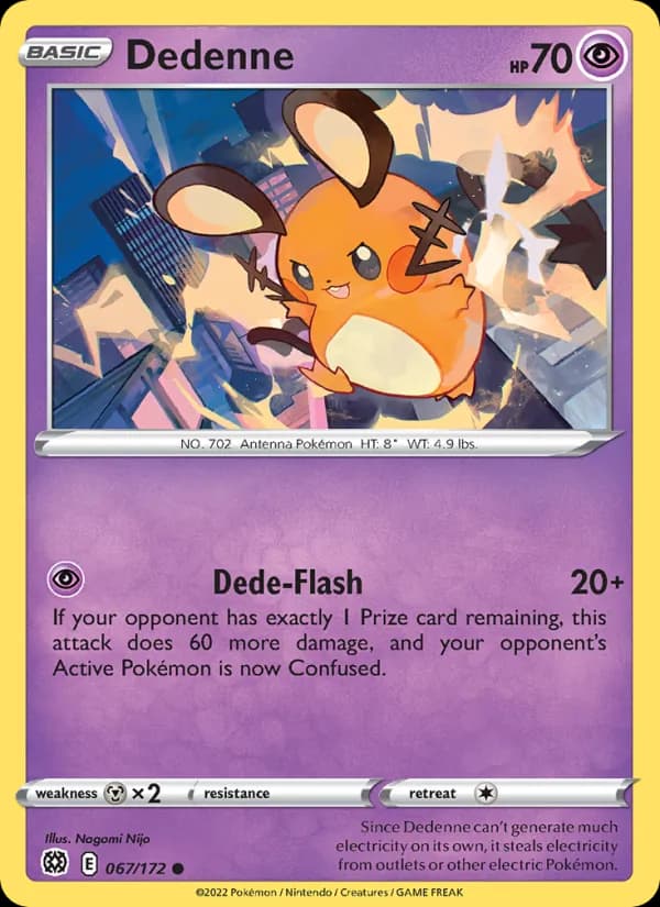 Dedenne 067/172, Brilliant Stars