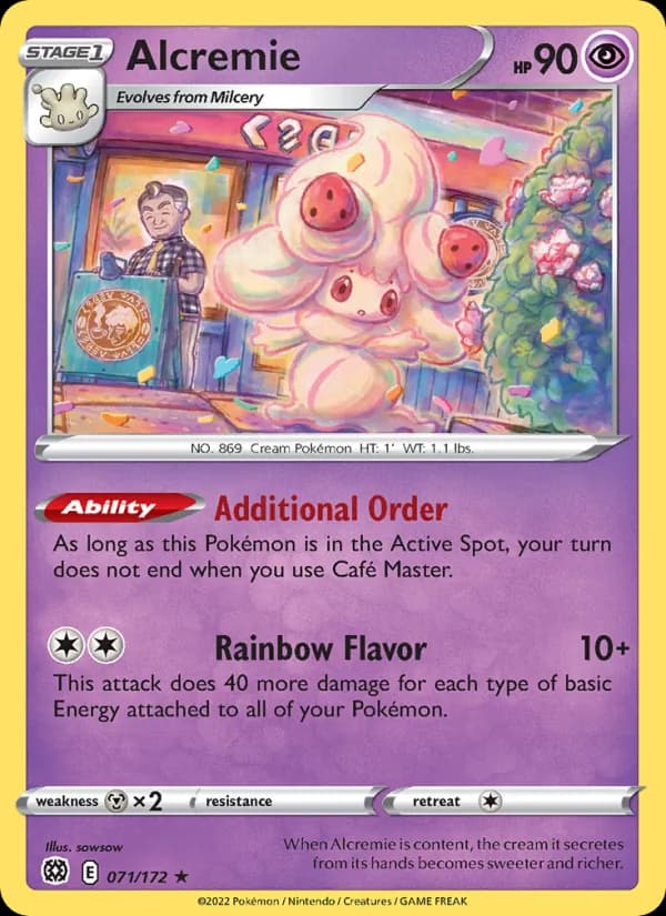 Alcremie 071/172, Brilliant Stars