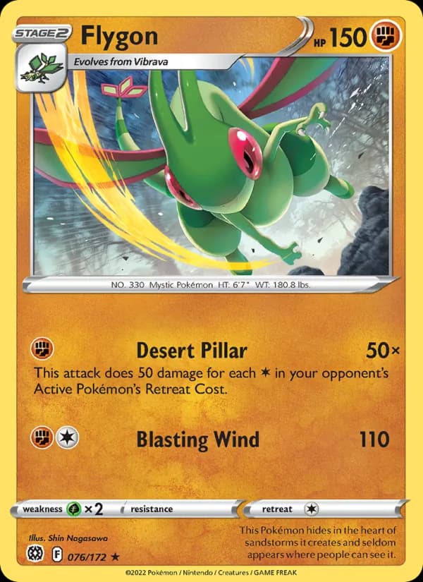 Flygon 076/172, Brilliant Stars