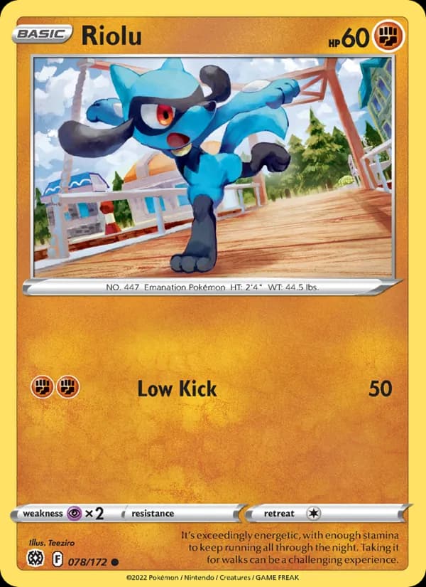 Riolu 078/172, Brilliant Stars