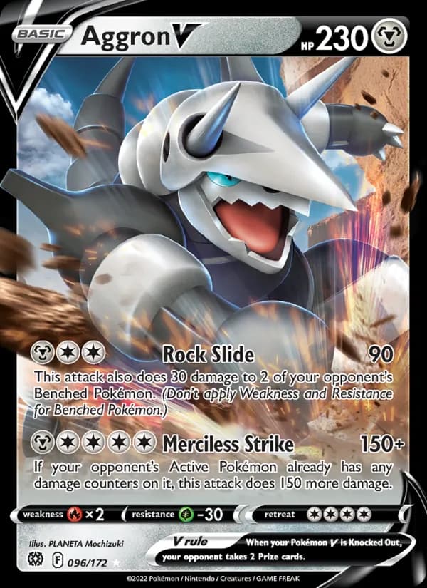 Aggron V 096/172, Brilliant Stars