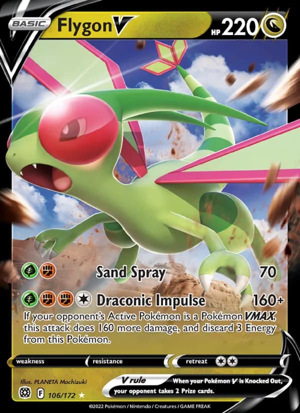 Flygon V 106/172, Brilliant Stars