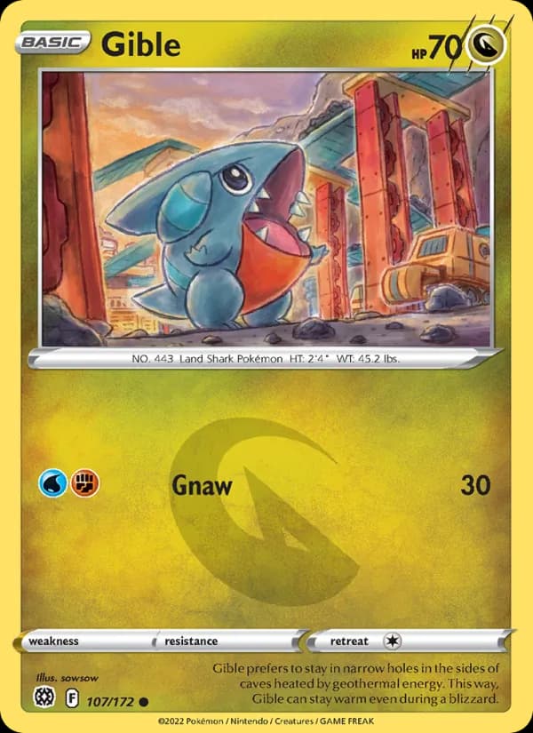 Gible 107/172, Brilliant Stars