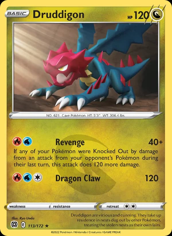 Druddigon 113/172, Brilliant Stars