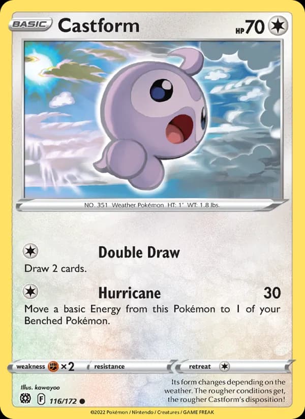 Castform 116/172, Brilliant Stars