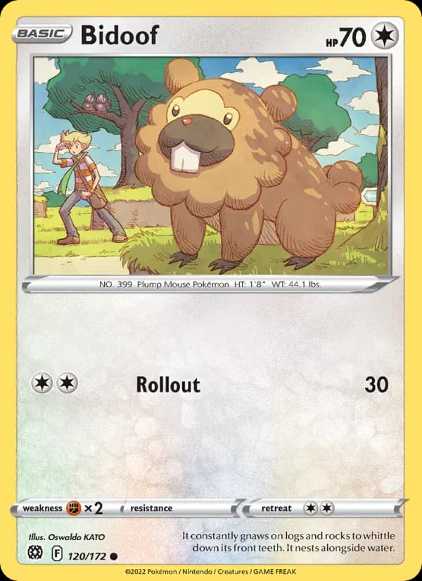 Bidoof 120/172, Brilliant Stars