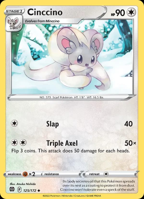 Cinccino 125/172, Brilliant Stars