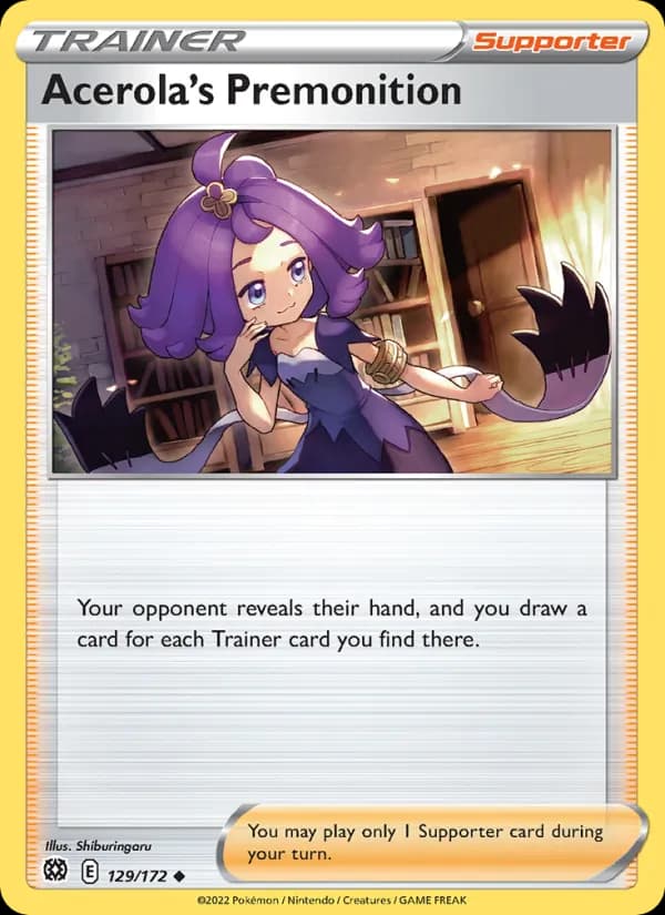 Acerola's Premonition 129/172, Brilliant Stars