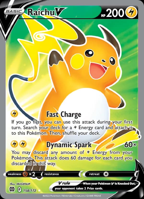 Raichu V 158/172, Brilliant Stars