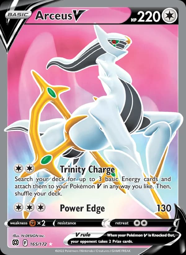 Arceus V 165/172, Brilliant Stars
