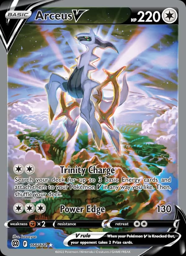 Arceus V 166/172, Brilliant Stars