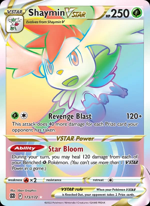Shaymin VSTAR 173/172, Brilliant Stars