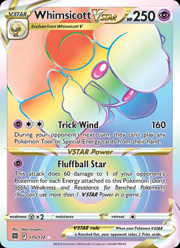 Whimsicott VSTAR 175/172, Brilliant Stars