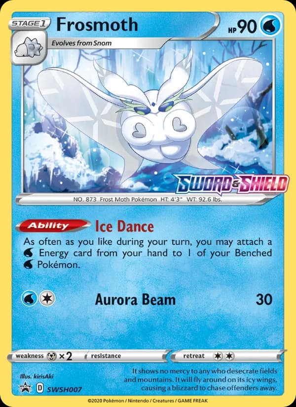 Frosmoth SWSH007/307, SWSH Black Star Promos