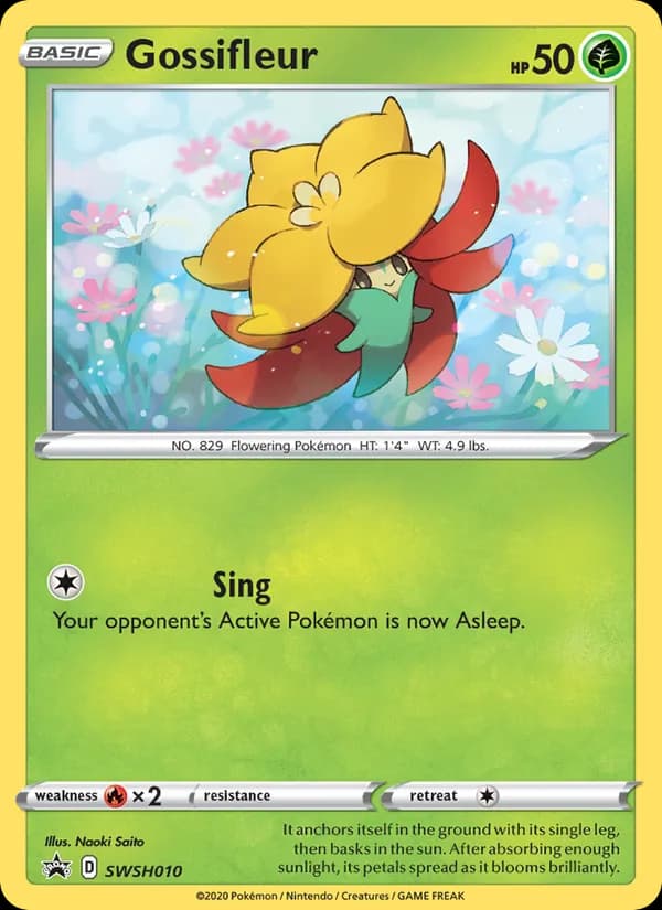 Gossifleur SWSH010/307, SWSH Black Star Promos