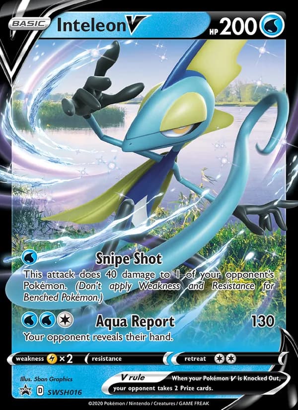 Inteleon V SWSH016/307, SWSH Black Star Promos