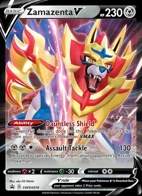 Zamazenta V SWSH019/307, SWSH Black Star Promos