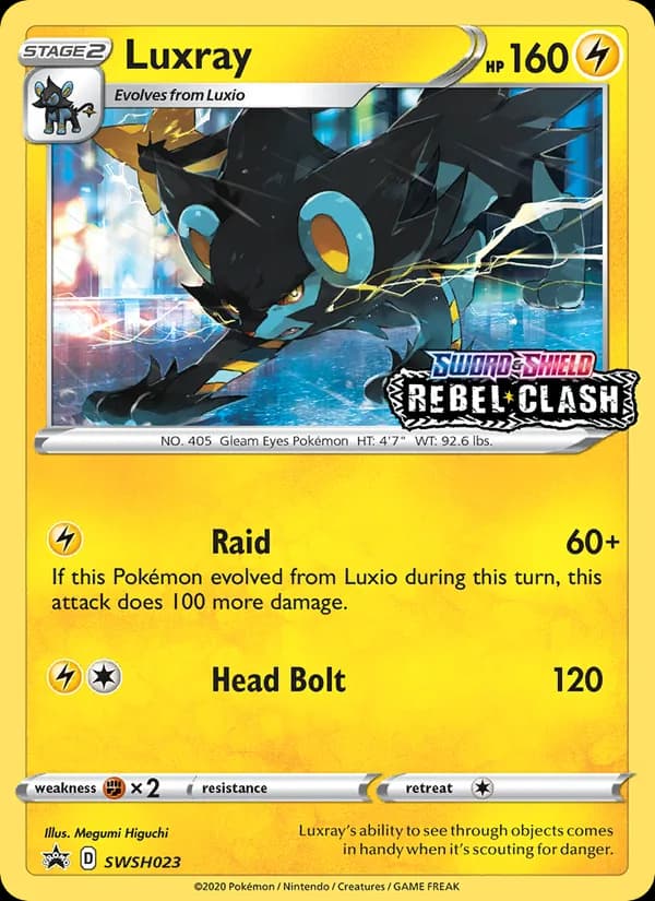 Luxray SWSH023/307, SWSH Black Star Promos
