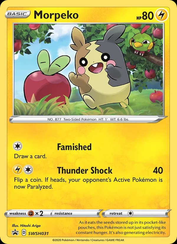 Morpeko SWSH031/307, SWSH Black Star Promos