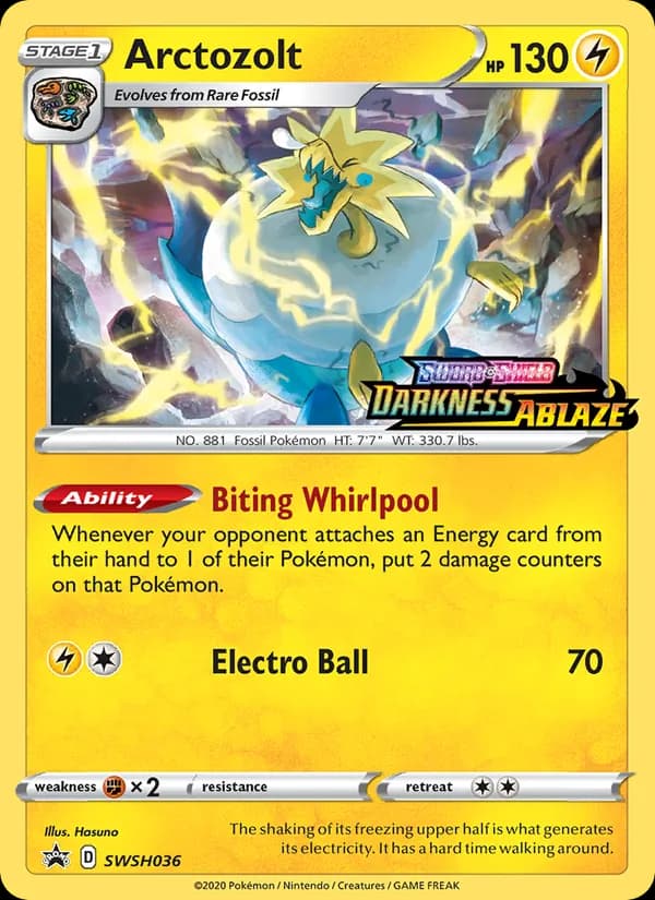 Arctozolt SWSH036/307, SWSH Black Star Promos