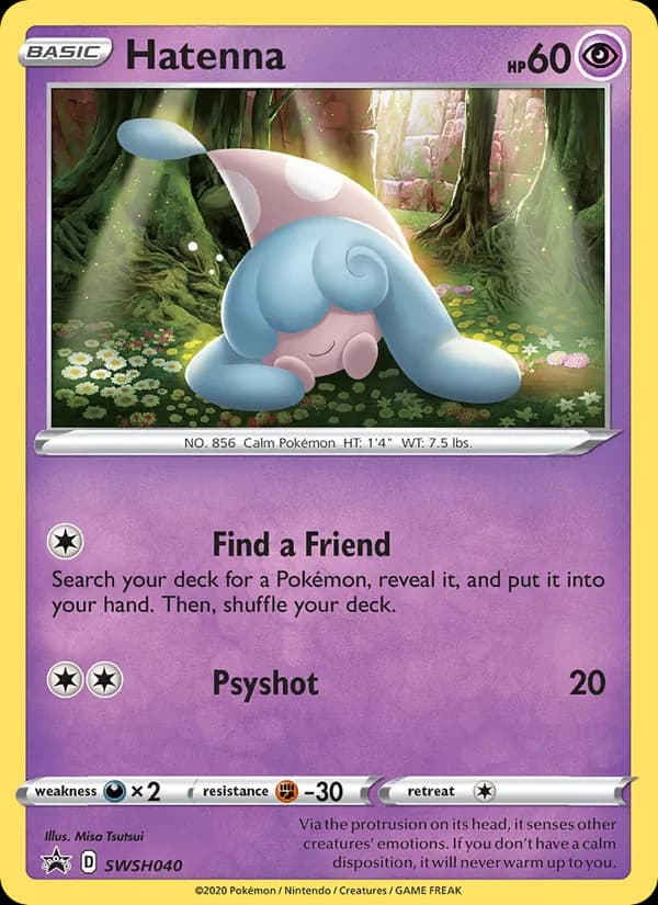 Hatenna SWSH040/307, SWSH Black Star Promos
