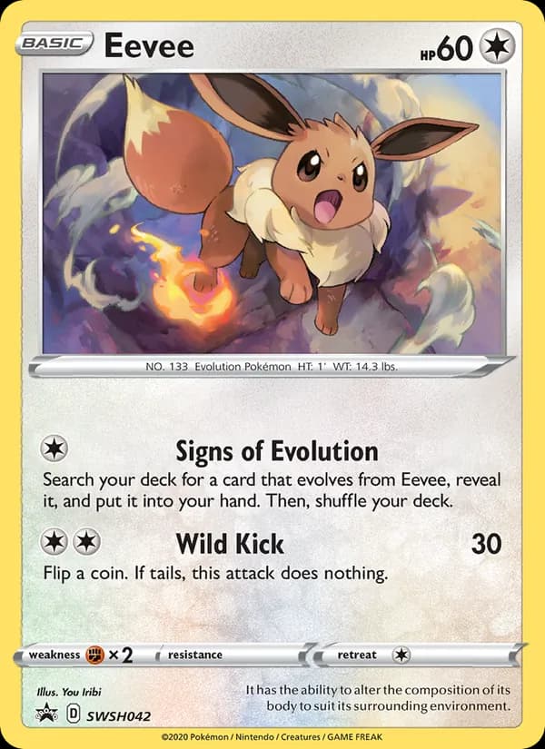 Eevee SWSH042/307, SWSH Black Star Promos