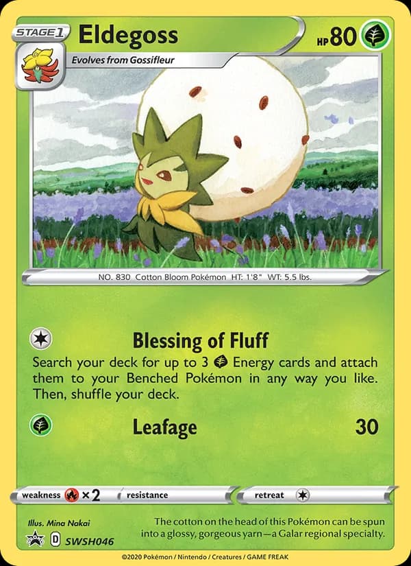 Eldegoss SWSH046/307, SWSH Black Star Promos