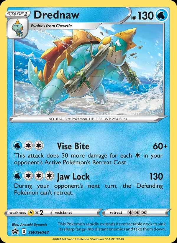 Drednaw SWSH047/307, SWSH Black Star Promos