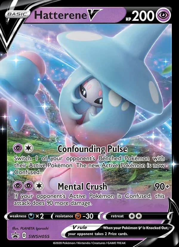 Hatterene V SWSH055/307, SWSH Black Star Promos