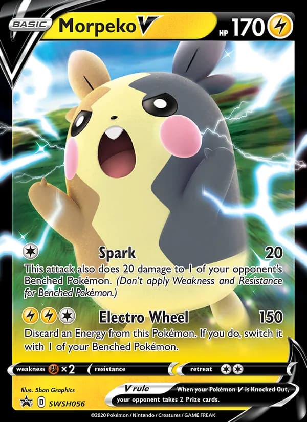 Morpeko V SWSH056/307, SWSH Black Star Promos