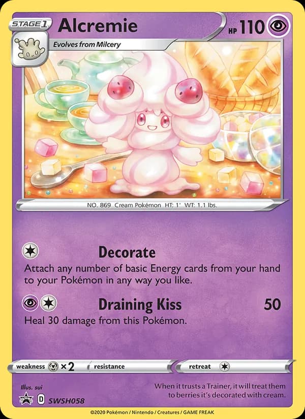 Alcremie SWSH058/307, SWSH Black Star Promos
