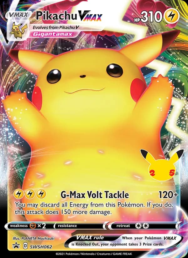 Pikachu VMAX SWSH062/307, SWSH Black Star Promos