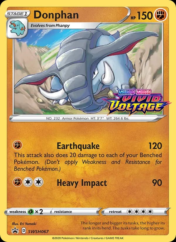Donphan SWSH067/307, SWSH Black Star Promos