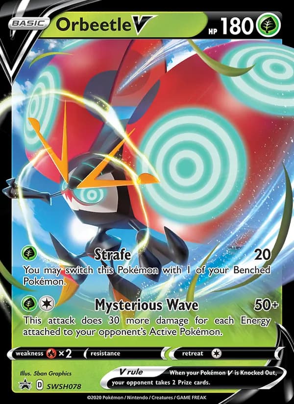 Orbeetle V SWSH078/307, SWSH Black Star Promos