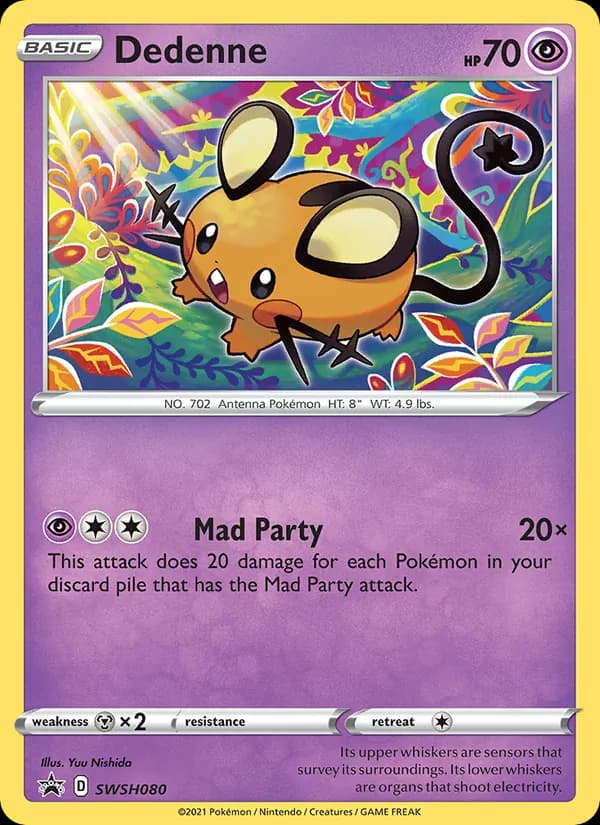 Dedenne SWSH080/307, SWSH Black Star Promos