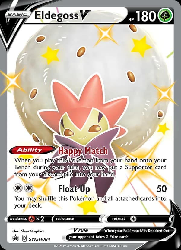 Eldegoss V SWSH084/307, SWSH Black Star Promos