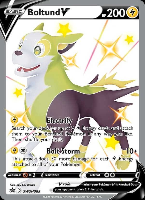 Boltund V SWSH085/307, SWSH Black Star Promos